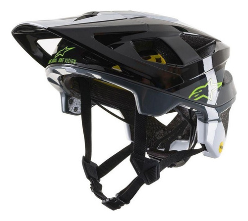 Casco Mtb Bici - Vector Tech Pilot Helmet  - Alpinestar Color Negro Talle L