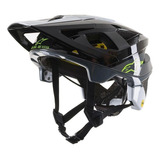 Casco Mtb Bici - Vector Tech Pilot Helmet  - Alpinestar Color Negro Talle L