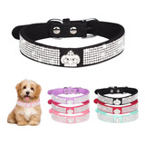 Collar Para Perro Pequeño Con Diamantes De Imitación De Co