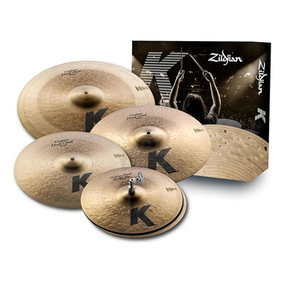 Paquete De Platillos Zildjian K Custom Dark!! Kcd900 Color Dorado | Meses sin interés