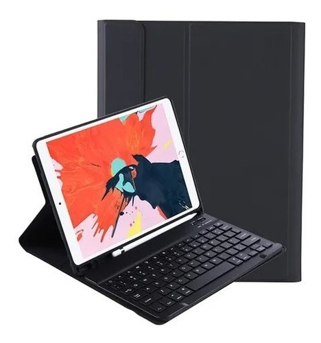 Capa C/ Teclado Bluetooth C/ Slot Caneta iPad Pro Air3 10.5 