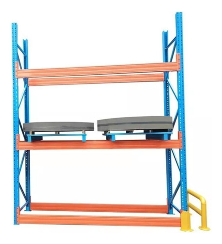 Rack Metalico Para Pallets. 3 Niveles. 4.5 Toneladas