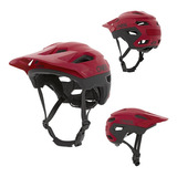 Casco Bicicleta Mtb Downhill Oneal Trailfinder Split Rojo Talla S/m