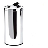 Lixeira Cesto Basculante Inox 16l Tampa Banheiro Cozinha