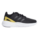 Tenis adidas Mujer Dama Deportivo Runnig Negro Nebzed