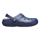 Crocs Classic Lined Clog Adultos Corderito Original Azul O