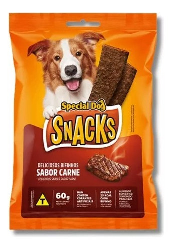 Special Dog Snacks Bifinho Sabor Carne 60g