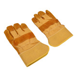 Guantes Protectores Rtd1525 Para Soldar Piel De Vacuno De 10