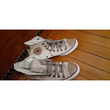 Zapatillas Botitas Converse All Star Lino Beige