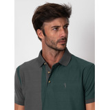 Camisa Polo Aleatory Listrada Diamond Verde