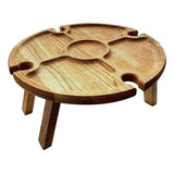 Generic Mesa De Picnic Plegable De Madera Al Aire Libre Con