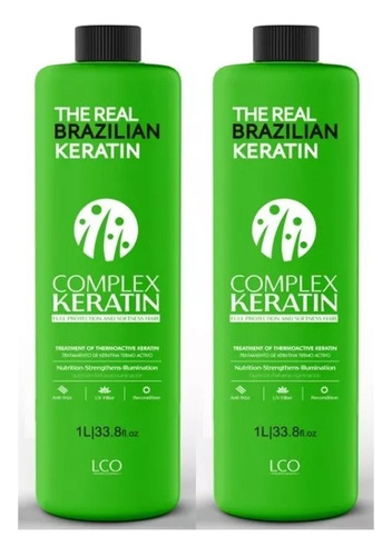 Pack X2 Alisante Keratin Complex The Real Brazilian X1lt