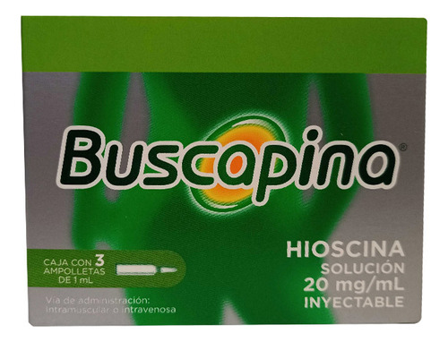 Buscapina 20mg/ml Solución Inyectable Caja Con 3 Ampolletas 