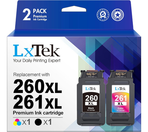 Reemplazo De Cartucho De Tinta Lxtek Para Canon 260xl 26923