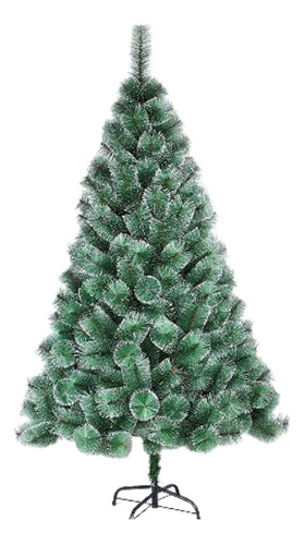 Árvore Natal Decorativa Pinheiro 2,10mt Verde Nevada - Luxo