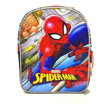 Mochila Espalda Spiderman Acolchada Premium Jardin 12 PuLG