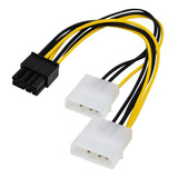 Adaptador 8 Pines 2 Molex Placas De Video Nisuta Nsad824v  