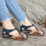 Sandalias Ortopédicas For Mujer Zapatos Retro Con Puntera