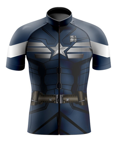 Ropa De Ciclismo Jersey Rex Factory Capitan America 583 G