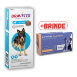 Bravecto Original 20 A 40kg Comprimido Antipulgas