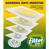 Filtro Rejilla Plástico Anti Insectos 12x12 (x12 Uni) Geltek