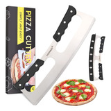 Cortador De Pizza En Acero Inoxidable 35 Cms Con Doble Mango