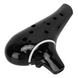 Instrumento De Sopro Ocarina 12 Buracos Ac Alto C Porta