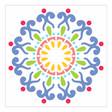 Stencil Mandala - 30x30 - Ref 9507