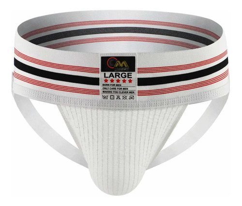 Jockmail Jockstrap Suspensorio Algodon Nylon Resorte Grueso | Meses sin interés