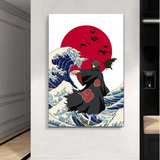 Cuadro Decorativo Itachi Ola De Kanagawa Arte Japon 50x75cm