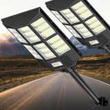 Amnicook Farolas Solares  972 Led, Luces Solares De Estacio