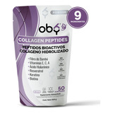 Peptidos Bioactivos Oby Colageno Hidrolizado Polvo Biotina Vitaminas Sin Sabor