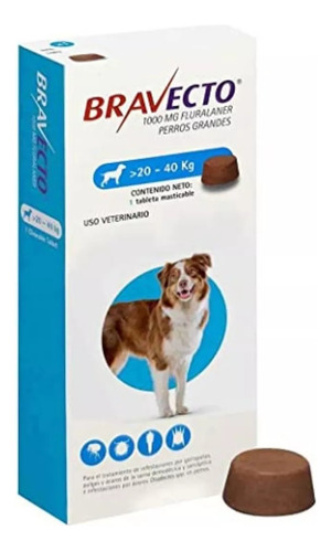  Antipulgas Para Perro Bravecto 20-40kg 