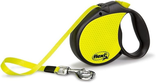 Correa Extensible Perros Grandes Flexi Neon L Cinta 5m 50kg