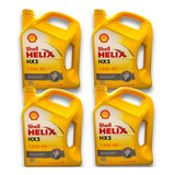 Caja Aceite Shell 15w40 Helix Hx5 Mineral X 4 Bidones 16l