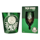 Kit Balde De Pipoca Palmeiras + Taça Vidro Oficial Envio 24h