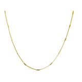 Colla Choker Anastacia Tubos Enchapado Oro 18k