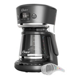 Oster 2083222 Cafetera Drip, Color Gris/negro