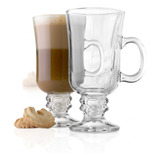 Set 4 Tazas Café Capuchino  Vidrio 110 Ml - Allegra