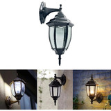 Farol Decorativo Tipo Español Negro Exterior Luminario Pared