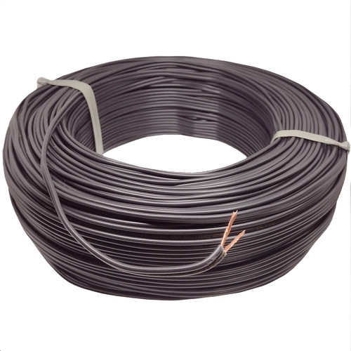 Cable 2x1,5 Mm Tipo Bipolar Alargue Paralelo Rollo 100m Negr