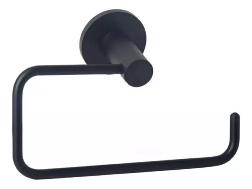 Portarollos Ottone Basic Negro Accesorios Baño Home Market