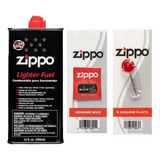 Gas Jumbo Zippo 355ml,1 Mecha Y 1 Piedras Zippo Envio Gratis