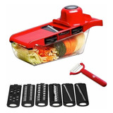 Ayudante Cocina Rallador/cortador Verduras Mandoline 6 En 1