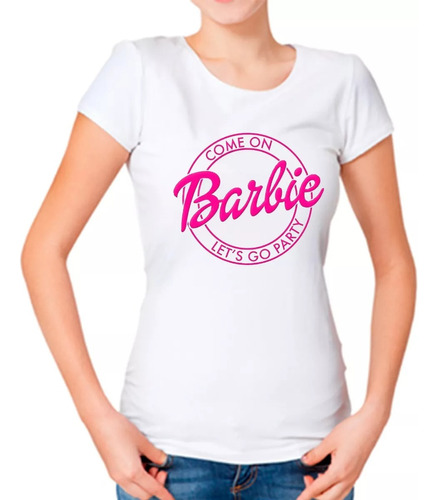 Playera Blusa Barbie Logo