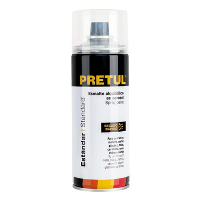Pintura En Aerosol Bote Esbelto 400 Ml Pretul Secado Rapido Color Transparente | Envío gratis