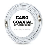 Cabo Rg6 Coaxial De Antena Montado 90% De Malha 15 Metros