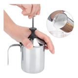 Espumador Leche Acero Manual 400cc Cappuccino Pettish Online