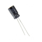 Capacitor Eletrolítico Radial 10uf 100v (lote De 100 Peças)