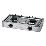 Parrilla De Gas 2 Quemadores Sobreponer Ace Inox Foset 48234